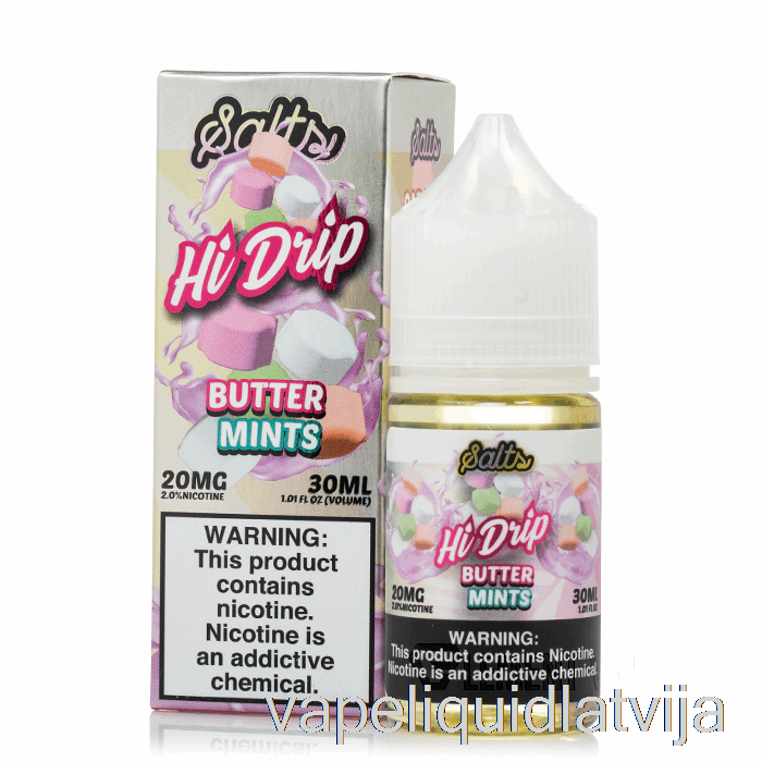 Sviesta Piparmētras - Hi-drip Salts - 30ml 20mg Vape šķidrums